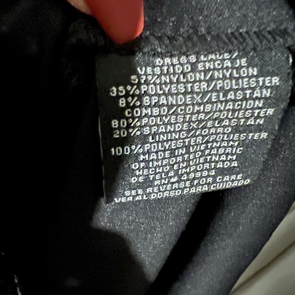 R&M Richards Black and Gray Sequins Dress - Picture 6 of 6